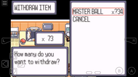 pokemon ruby master ball cheat|pokemon ruby cheat list.